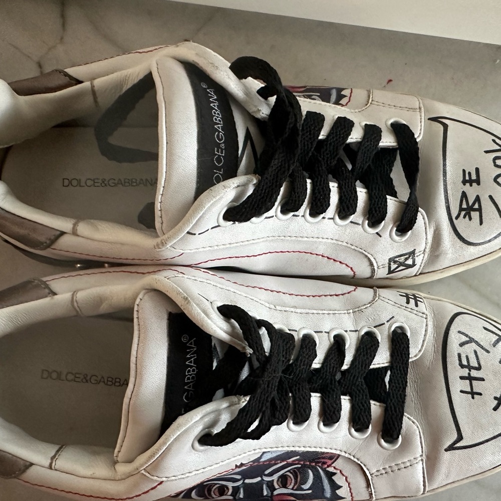 Dolce and Gabbana Portofino sneakers size 10. - Picture 5 of 5